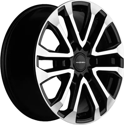 диск khomen wheels khw1805 7,5x18 6x139.7 et 25 dia 106,1 (lc prado) black-fr